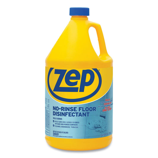 ZPEZUNRS128EA No-Rinse Floor Disinfectant, 1 Gal Bottle Zep Commercial