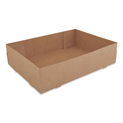SCH1268 Kraft Donut Trays, 13.5 x 9.88 x 3.38, Brown, Paper, 150/Carton