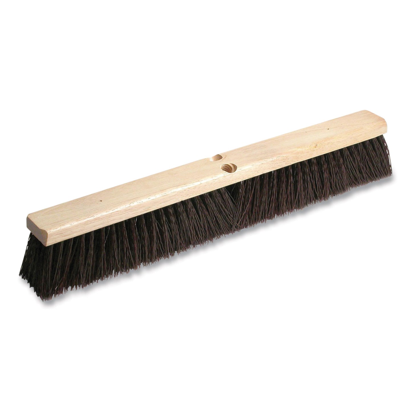 ODCMP24 Polypropylene Push Broom Head, 3" Maroon Bristles, 24" Brush