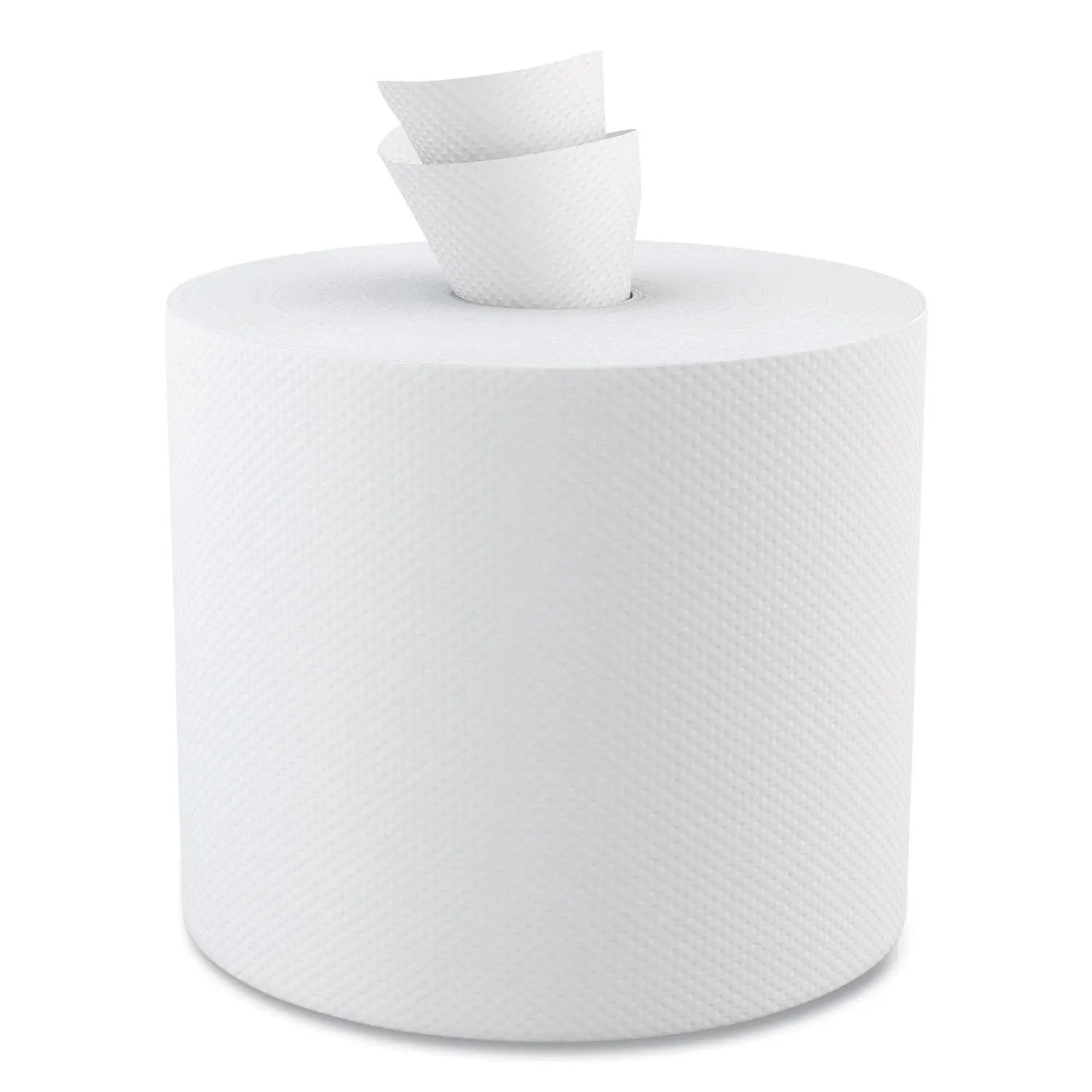 BWK6400 Center-Pull Hand Towels, 2-Ply, Perforated, 7.5 x 9, White, 600/Roll, 6 Rolls/Carton Boardwalk