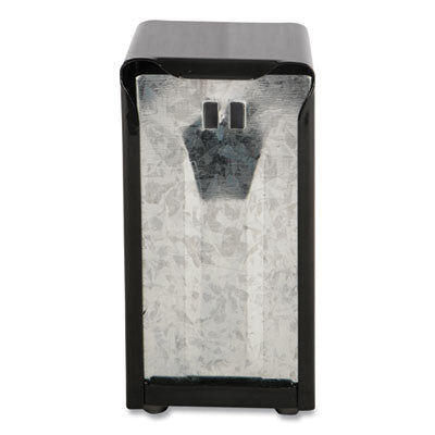 SJMH900BK Tabletop Napkin Dispenser, Tall Fold, 3.75 x 4 x 7.5, Black CFS BRANDS
