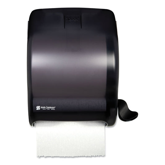 SJMT950TBK Element Lever Roll Towel Dispenser, Classic, 12.5 X 8.5 X 12.75, Black Pearl San Jamar