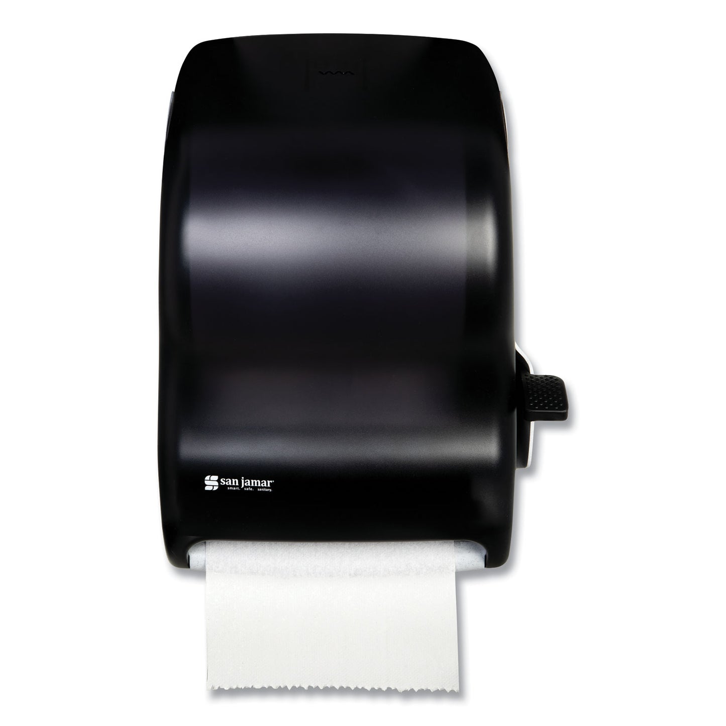SJMT1100TBK Lever Roll Towel Dispenser, Classic, 12.94 X 9.25 X 16.5, Transparent Black Pearl