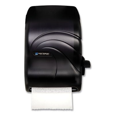 SJMT1190TBK Lever Roll Towel Dispenser, Oceans, 12.94 X 9.25 X 16.5, Black Pearl