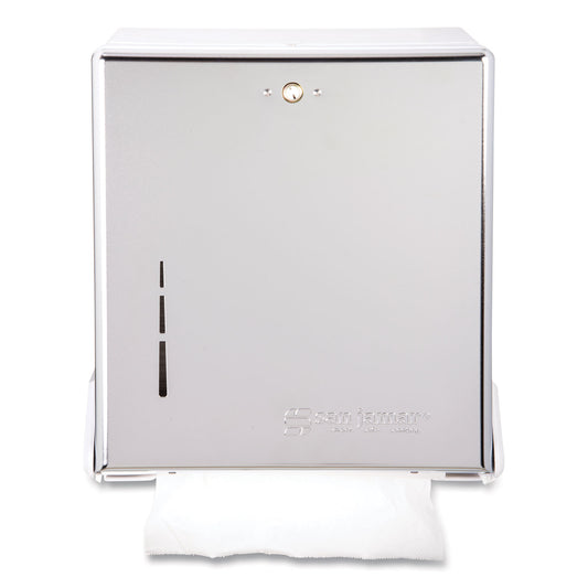 SJMT1905XC True Fold C-Fold/multifold Paper Towel Dispenser, 11.63 X 5 X 14.5, Chrome