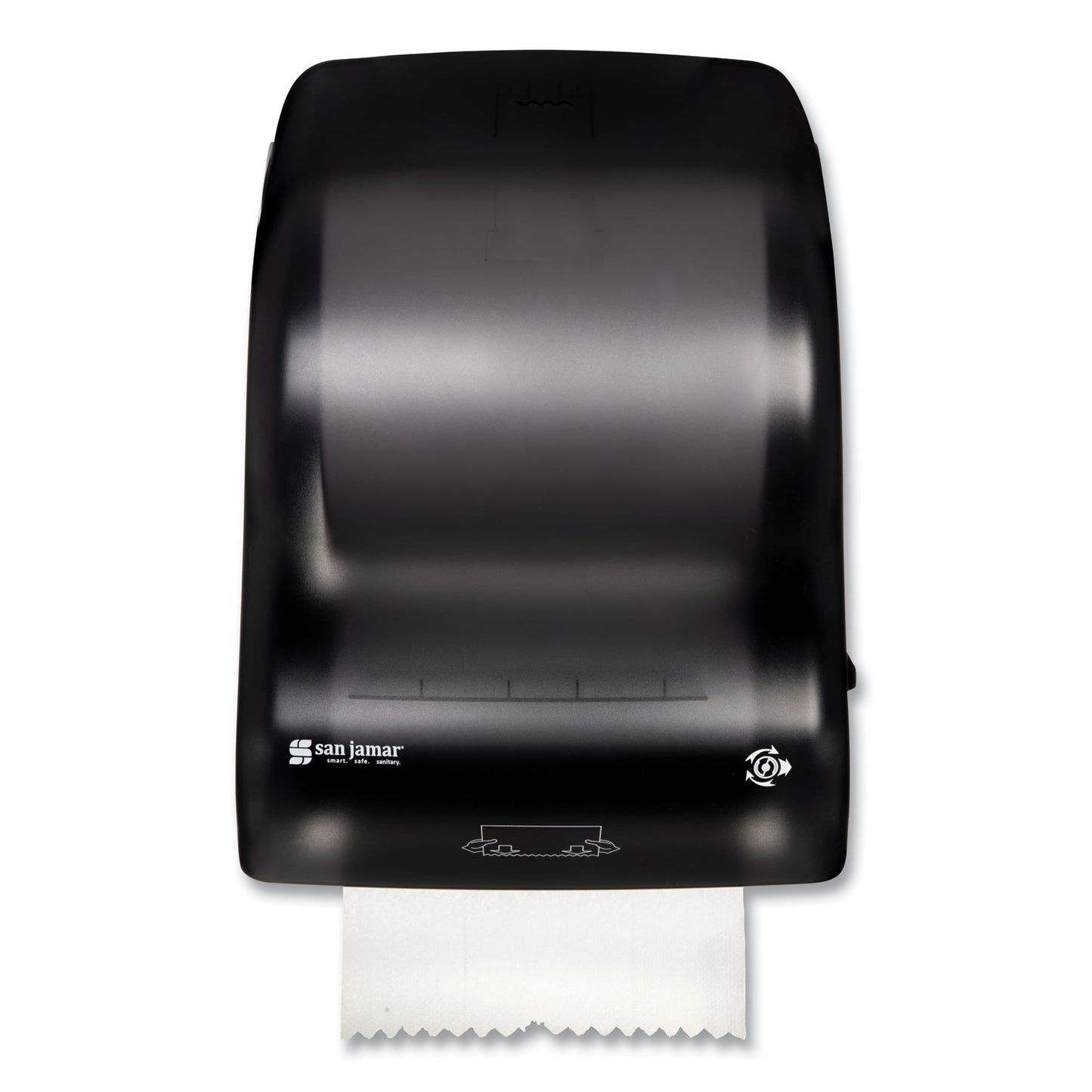 SJMT7400TBK Simplicity Mechanical Roll Towel Dispenser, 15.25 X 13 X 10.25, Black