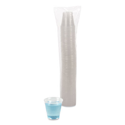 BWKTRANSCUP5CT Translucent Plastic Cold Cups, 5 oz, 100/Sleeve, 25 Sleeves/Carton