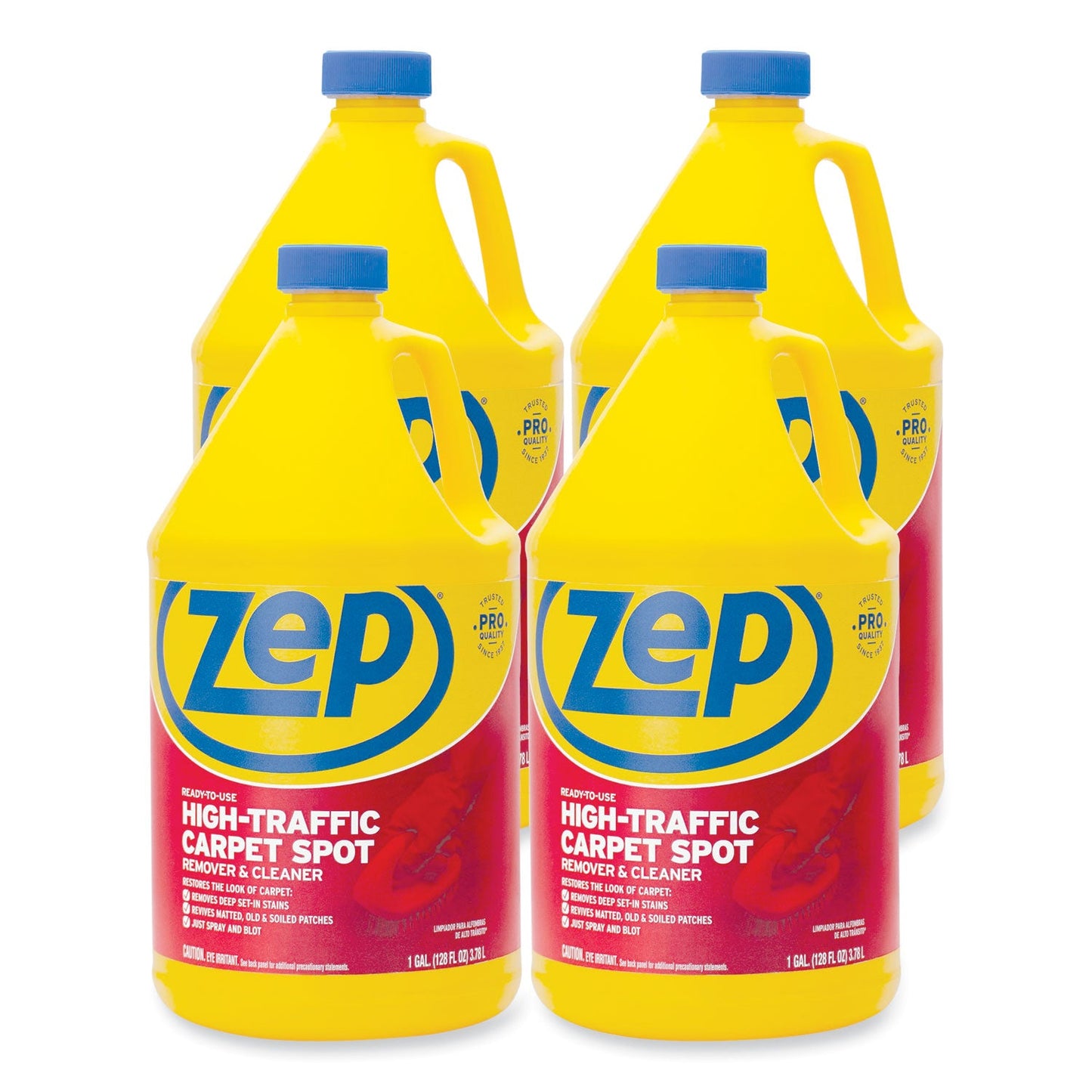 ZPEZUHTC128CT High Traffic Carpet Cleaner, 1 Gal, 4/carton Zep Commercial