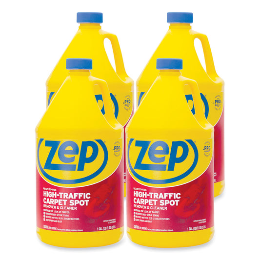ZPEZUHTC128CT High Traffic Carpet Cleaner, 1 Gal, 4/carton