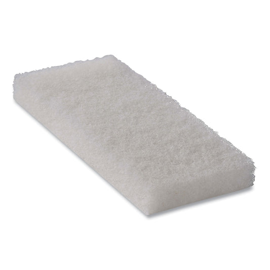 AM7541012 Octopus Light Duty Cleaning Pad, 5" x 9", White, 20/Carton