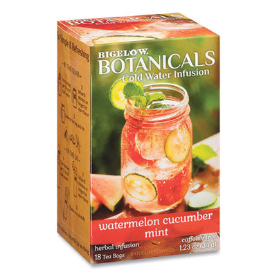 BTC39004 Botanicals Watermelon Cucumber Mint Cold Water Herbal Infusion, 0.7 Oz Tea Bag, 18/box