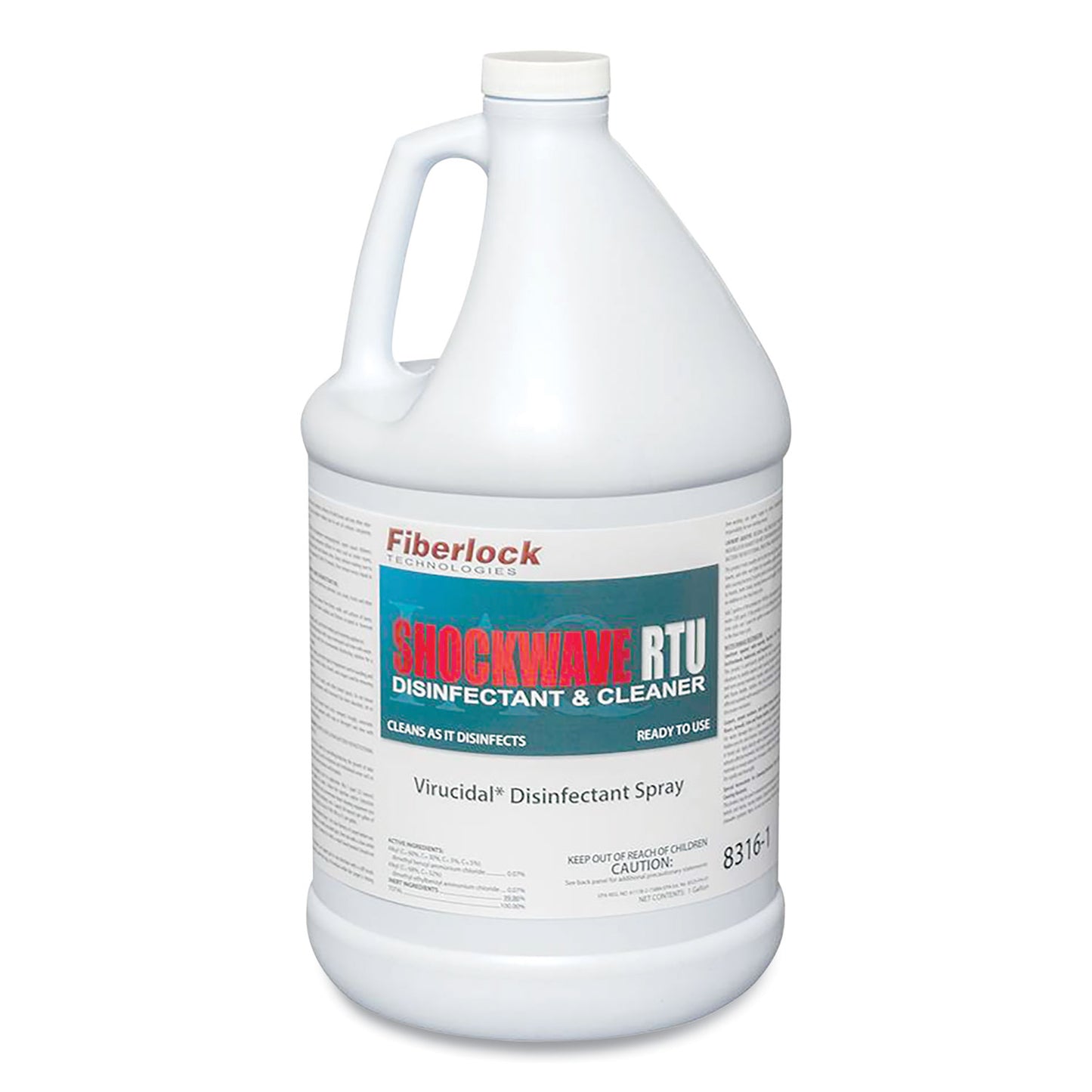 FKI83161 Shockwave Rtu Disinfectant Spray, 1 Gal Bottle