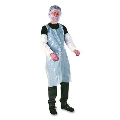 TXIP2846BX Disposable Food Service Apron, 28 x 46, White, 100/Box