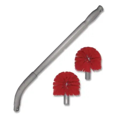 UNGBBCOR Ergo Toilet Bowl Brush With Nylon Bristle Head, Handle And 2 Heads UNGER