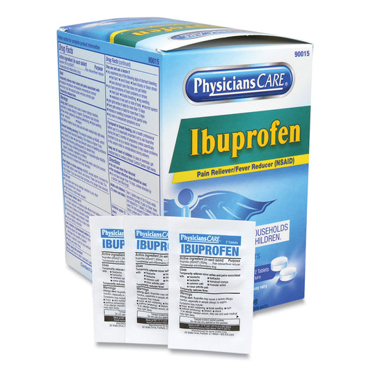 ACM90015 Ibuprofen Medication, Two-Pack, 50 Packs/Box