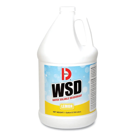 BGD1618 Water-Soluble Deodorant, Lemon Scent, 1 Gal Bottle, 4/carton Big D Industries