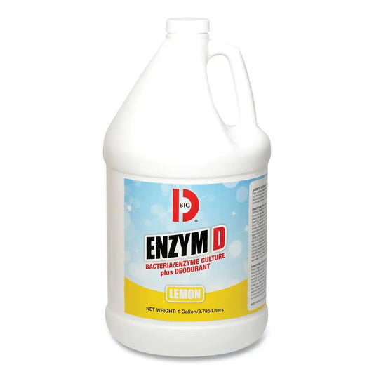 BGD1500 Enzym D Digester Liquid Deodorant, Lemon, 1 Gal Bottle, 4/carton Big D Industries