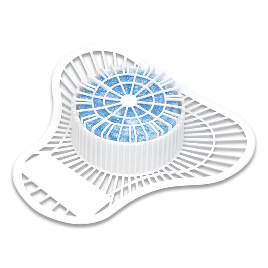 BGD660 Extra Duty Urinal Screen With Non-Para Block, Evergreen With Enzymes Scent, White, Dozen