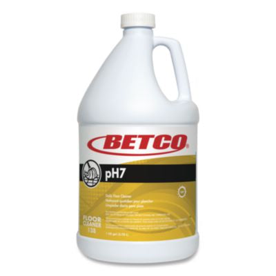 BET1380400EA Ph7 Floor Cleaner, Lemon Scent, 1 Gal Bottle BETCO CORPORATION