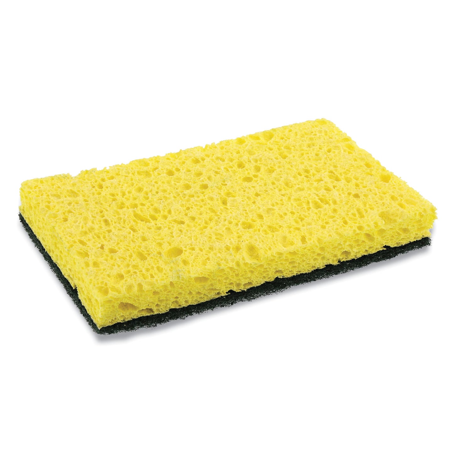 RPPS740C20 Heavy-Duty Scrubbing Sponge, 3.5 X 6, 0.85" Thick, Yellow/green, 20/carton