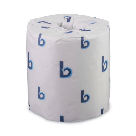 BWK6150 Two-Ply Toilet Tissue, Septic Safe, White, 500 Sheets/Roll, 96 Rolls/Carton