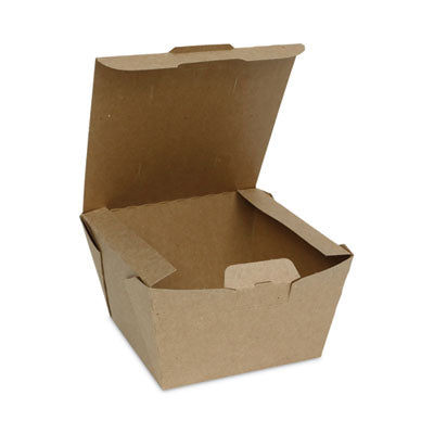 PCTNOB08KECTE EarthChoice Tamper Evident OneBox Paper Box, 4.5 x 4.5 x 3.25, Brown, 200/Carton