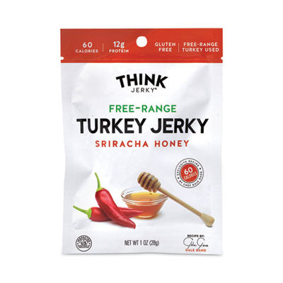 GRR22000983 Sriracha Honey Turkey Jerky, 1 oz Pouch, 12/Pack