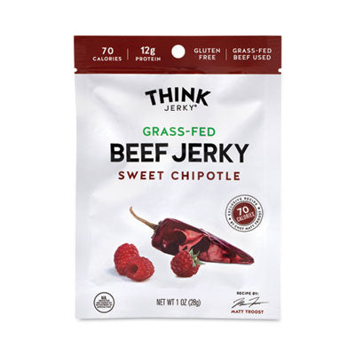 GRR22000985 Sweet Chipotle Beef Jerky, 1 oz Pouch, 12/Pack