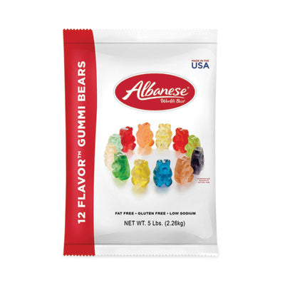GRR20600001 Gummi Bears, 5 lb Pouch, Assorted
