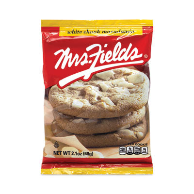 GRR20900470 White Chunk Macadamia Cookies, 2.1 oz, Individually Wrapped Pack, White Chocolate, 12/Carton