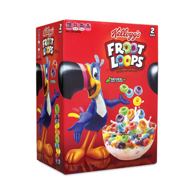 GRR22000900 Froot Loops Breakfast Cereal, 43 oz Bag, 2 Bags/Box