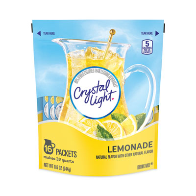 GRR22000552 Flavored Drink Mix Pitcher Packs, Lemonade, 0.14 oz Packets, 16 Packets/Pouch, 1 Pouch/Carton