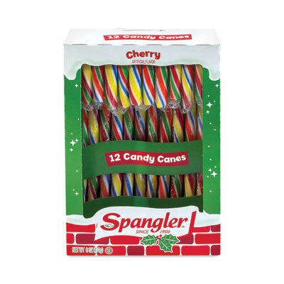 GRR211X0001 Cherry Candy Canes, 6 oz Box, 12 Candy Canes/Box, 3 Boxes/Carton