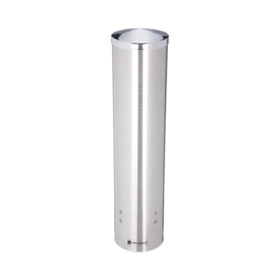 SJMC3250SSCT Water Cup Dispenser with Removable Cap, For 4.5 oz to 7 oz Cone and 6 oz to 12 oz Flat Cups, Stainless Steel, 6/Carton