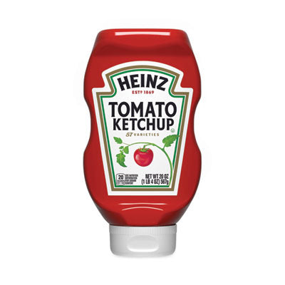 GRR20901009 Tomato Ketchup Squeeze Bottle, 20 oz Bottle, 3/Pack