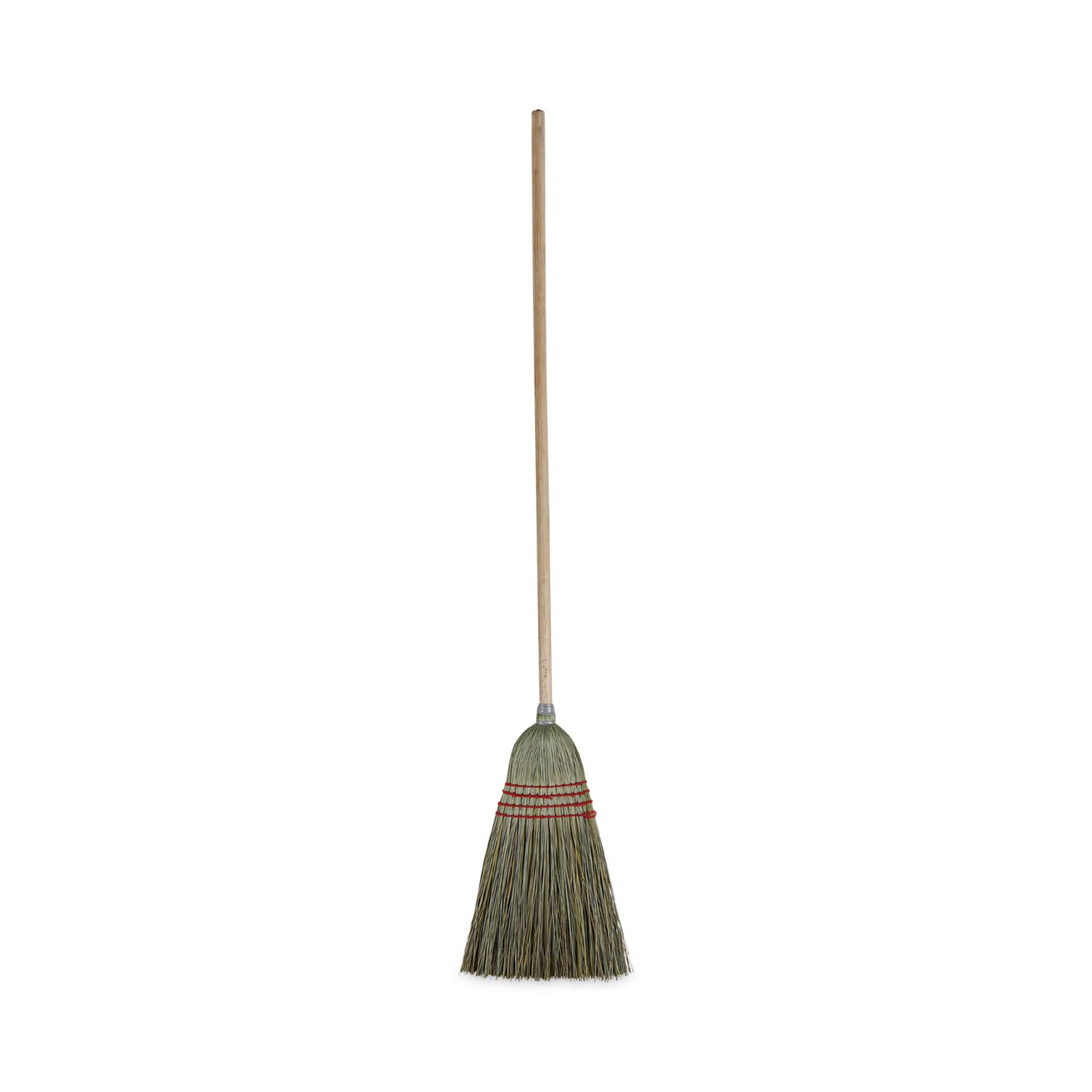 BWK920YEA Mixed Fiber Maid Broom, Mixed Fiber Bristles, 55" Overall Length, Natural