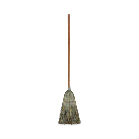 BWK932YCT Warehouse Broom, Yucca Corn Fiber Bristles, 56" Overalll Length, Natural, 12/carton