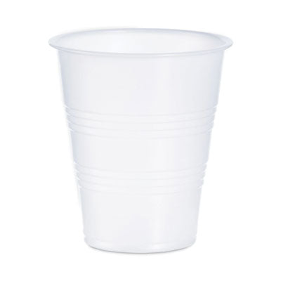 DCCY7 High-Impact Polystyrene Cold Cups, 7 oz, Plastic, Translucent, 100/Sleeve, 25 Sleeves/Carton