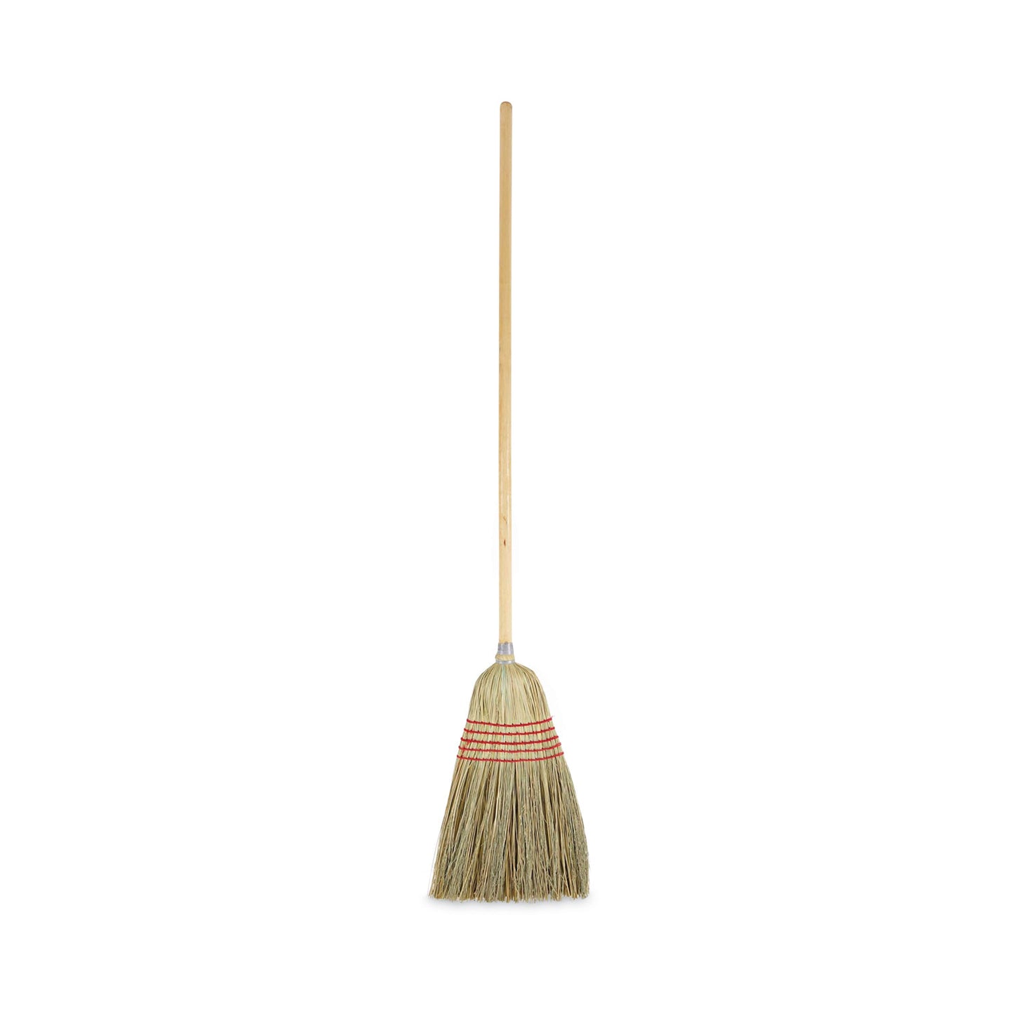 BWK926YEA Parlor Broom, Yucca/corn Fiber Bristles, 55.5" Overall Length, Natural