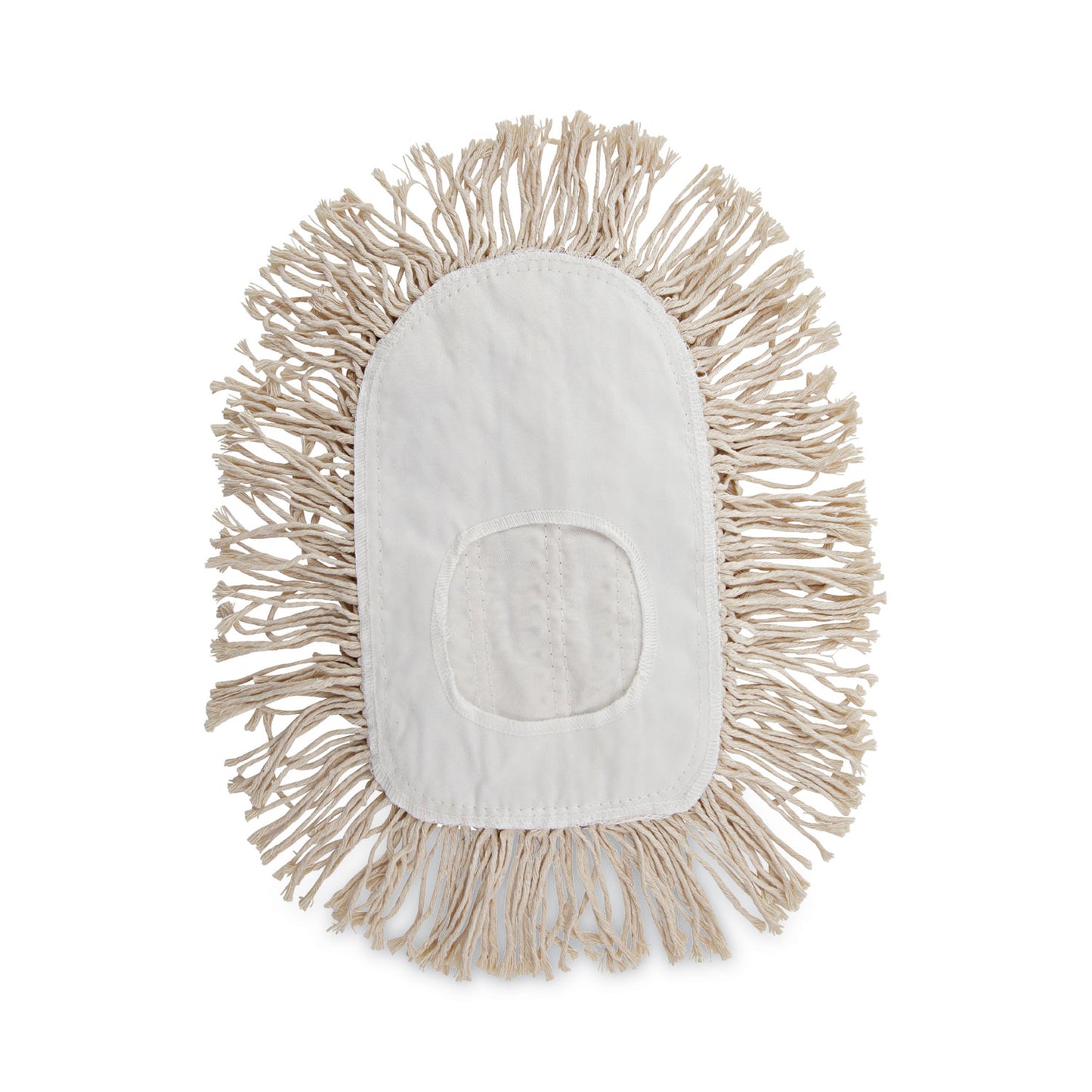 BWK1491 Wedge Dust Mop Head, Cotton, 17.5 x 13.5, White