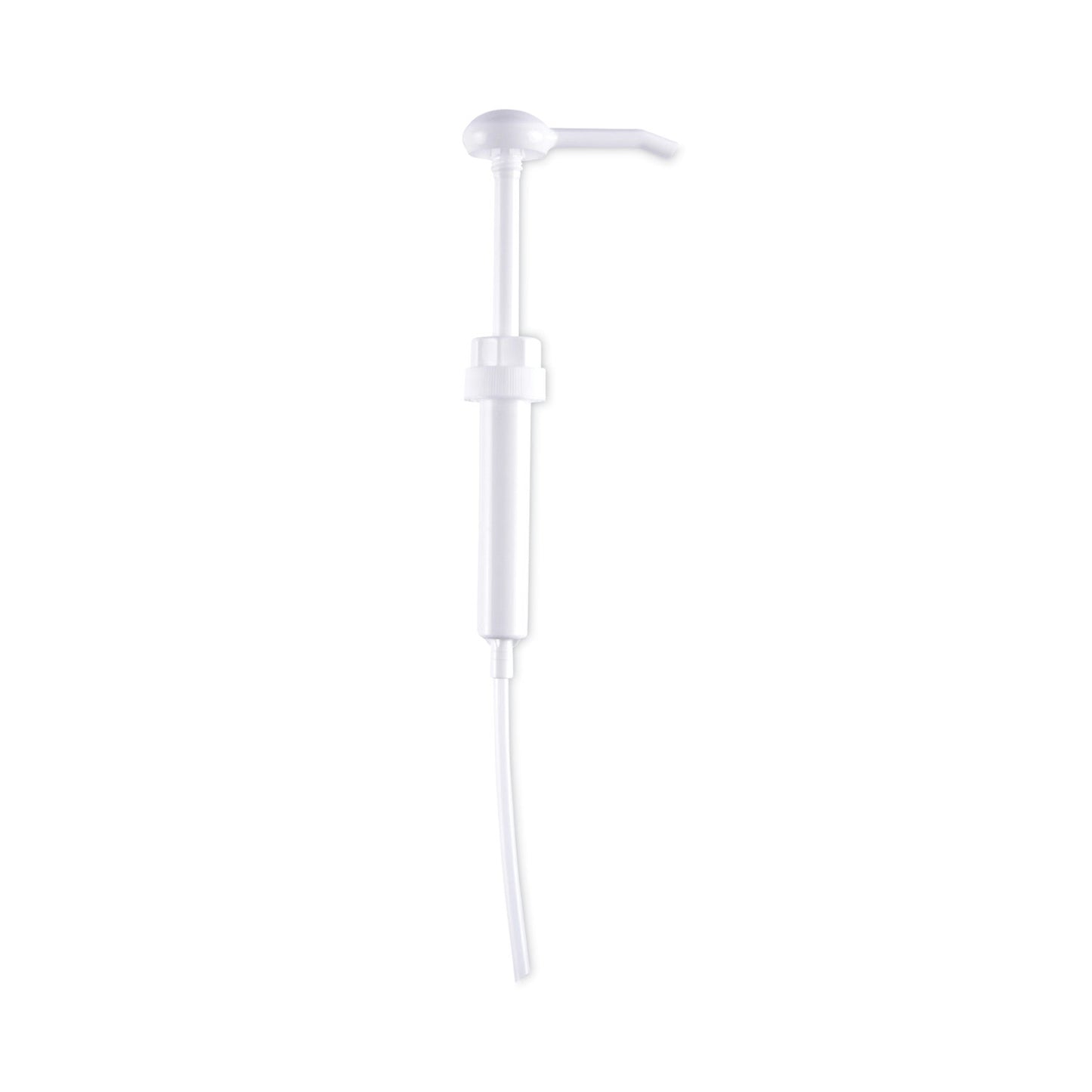 BWK00417 Siphon Pump for 1 gal Bottles, 1 oz Output, 12" Tube, Plastic, White, 12/Carton