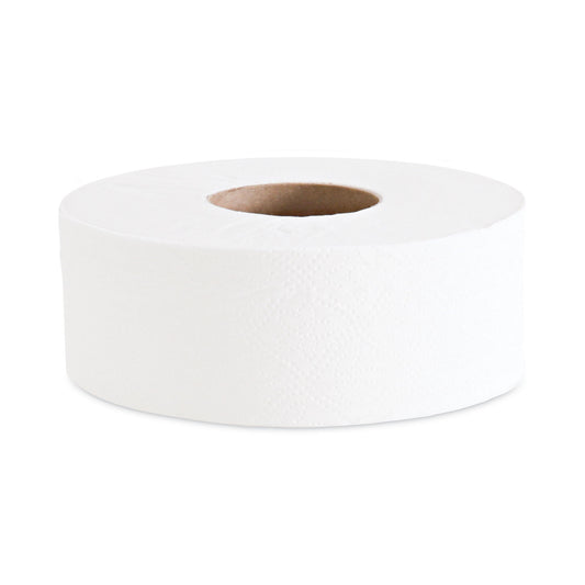 BWK6501 Jumbo Bathroom Tissue, Septic Safe, 2-Ply, 3.3" x 700 ft, White, 12 Rolls/Carton