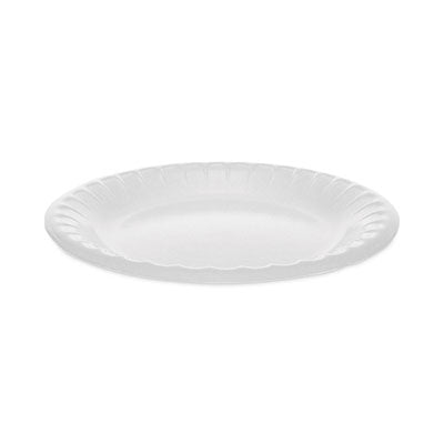 PCT0TK100060000 Placesetter Deluxe Laminated Foam Dinnerware, Plate, 6" dia, White, 1,000/Carton