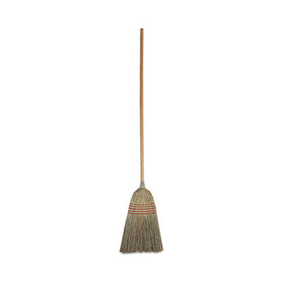 BWK926CEA Parlor Broom, Corn Fiber Bristles, 55" Overall Length, Natural BOARDWALK