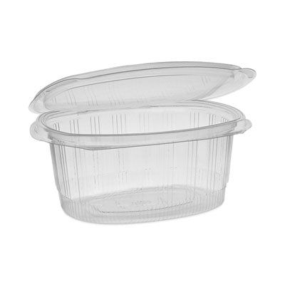 PCTYCA910320000 EarthChoice Recycled PET Hinged Container, 32 oz, 7.31 x 5.88 x 3.25, Clear, Plastic, 280/Carton