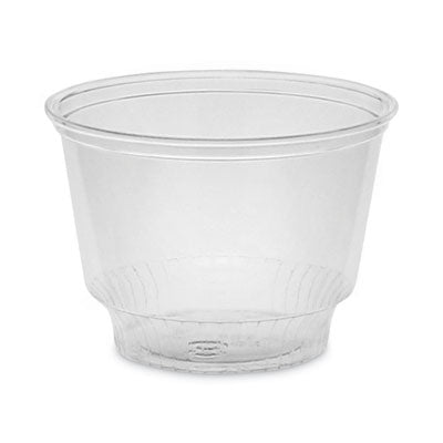 PCTYPS8C EarthChoice Recycled Clear Plastic Sundae Dish, 8 oz, 4" Diameter x 3" h, Clear, 60/Bag, 15 Bags/Carton