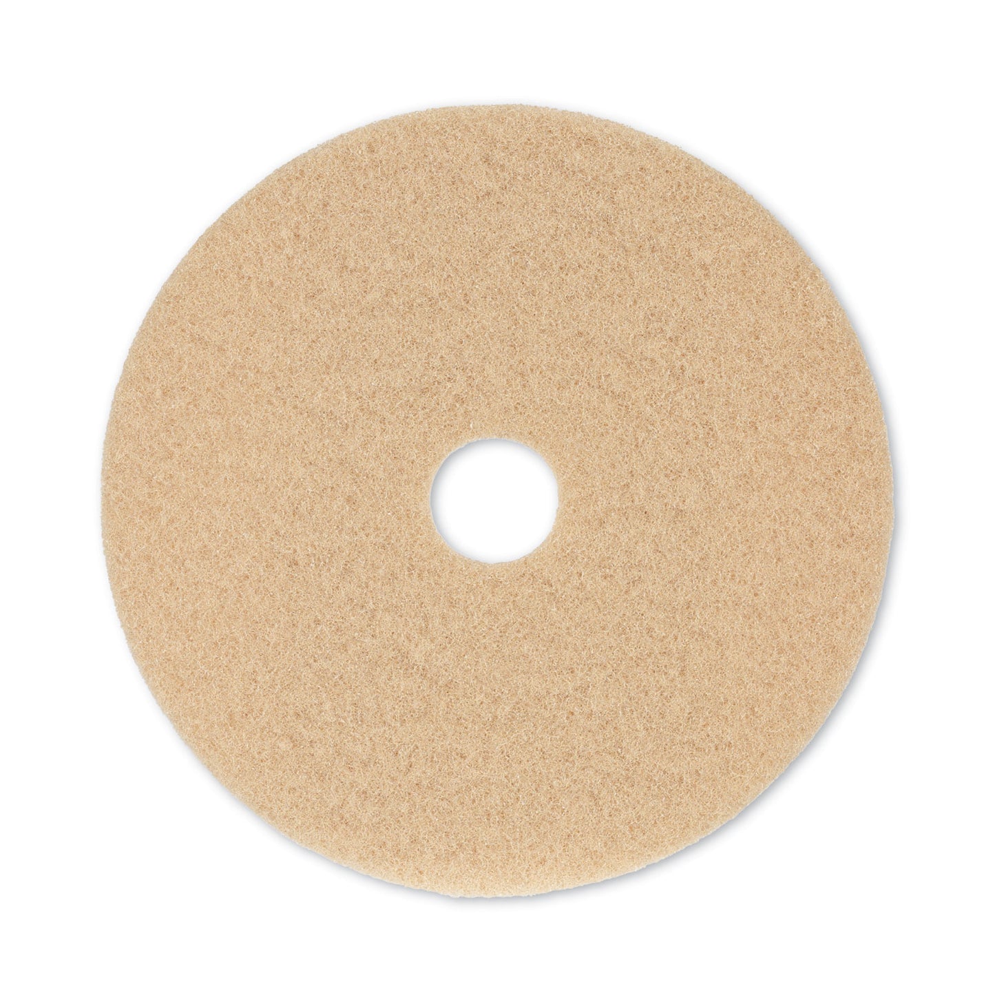 BWK4020ULT Burnishing Floor Pads, 20" Diameter, Tan, 5/carton