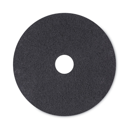 BWK4020HIP High Performance Stripping Floor Pads, 20" Diameter, Black, 5/carton