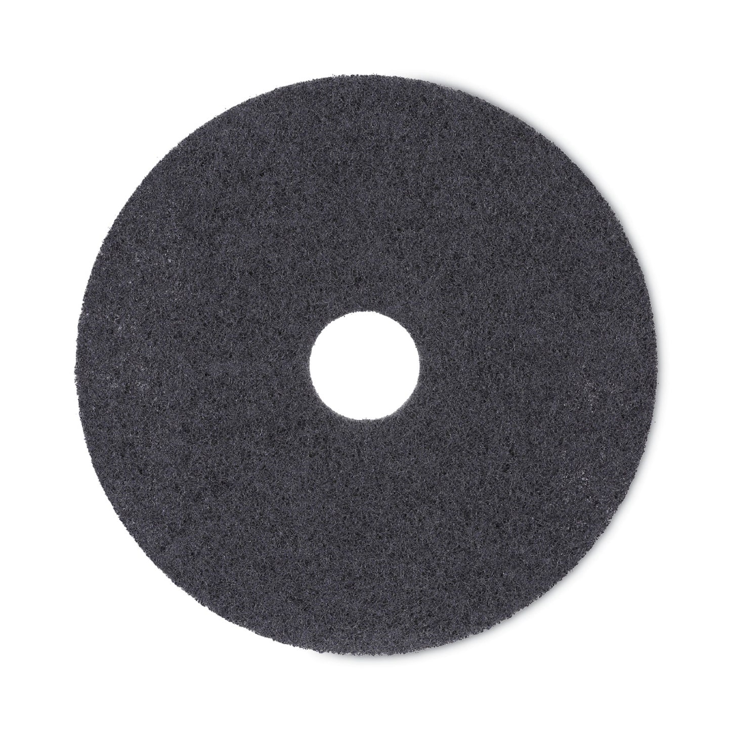 BWK4017HIP High Performance Stripping Floor Pads, 17" Diameter, Black, 5/carton