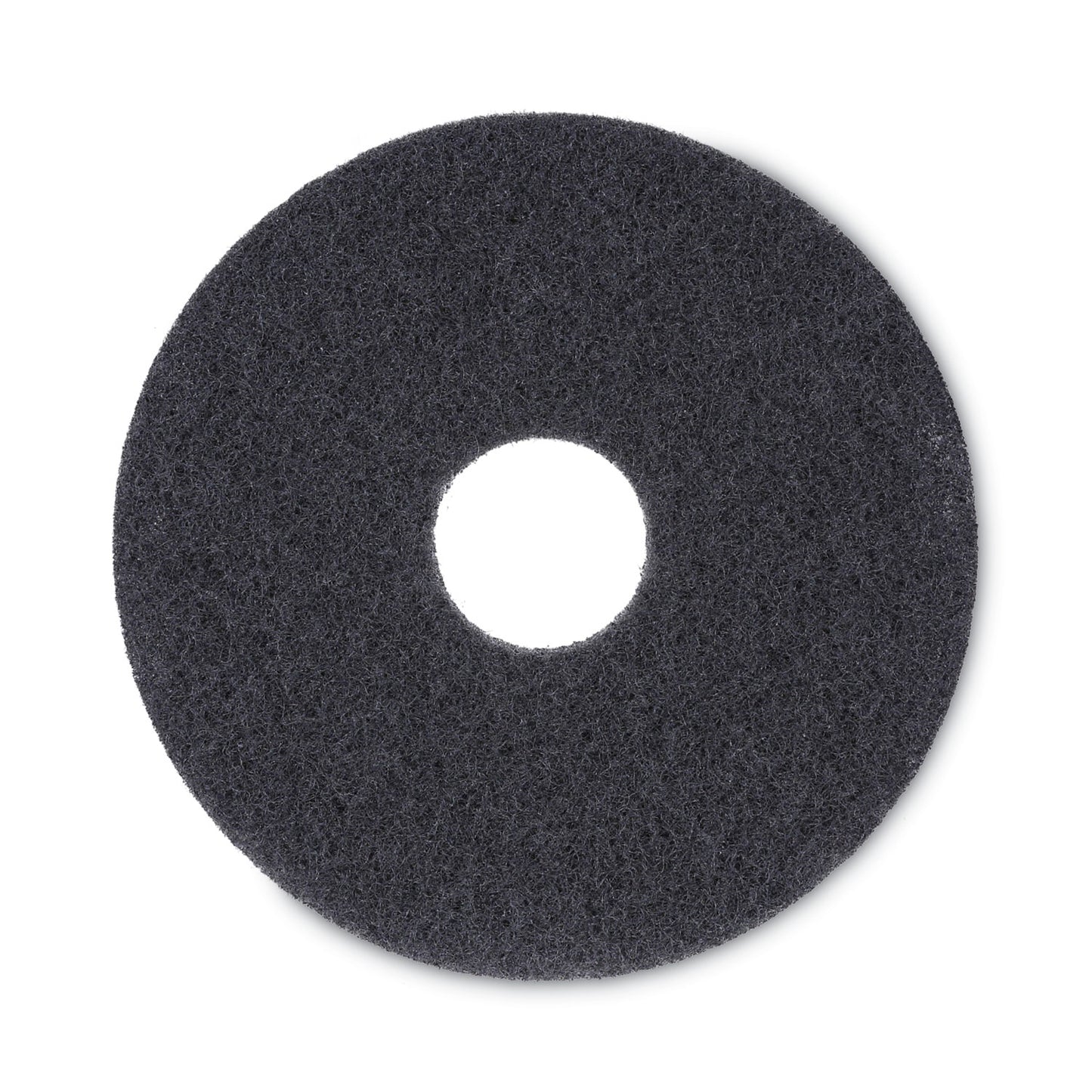 BWK4013BLA Stripping Floor Pads, 13" Diameter, Black, 5/carton